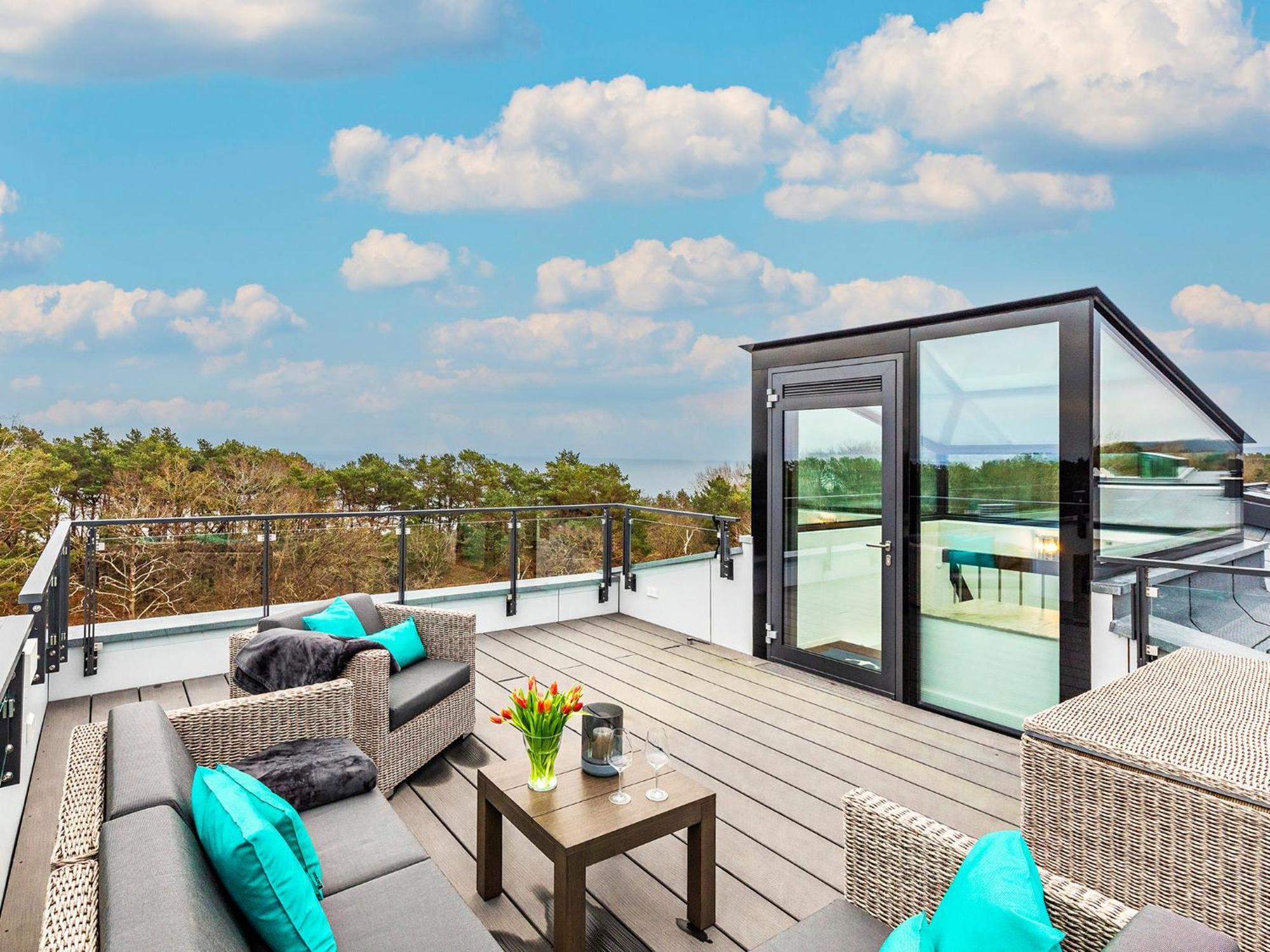 Fewo Prora - Kingfisher Dachterrasse Binz Exterior photo